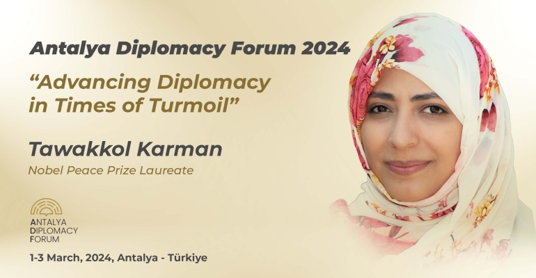 Nobel laureate to join Antalya Diplomacy Forum 2024: Advancing Diplomacy in Turbulent Times